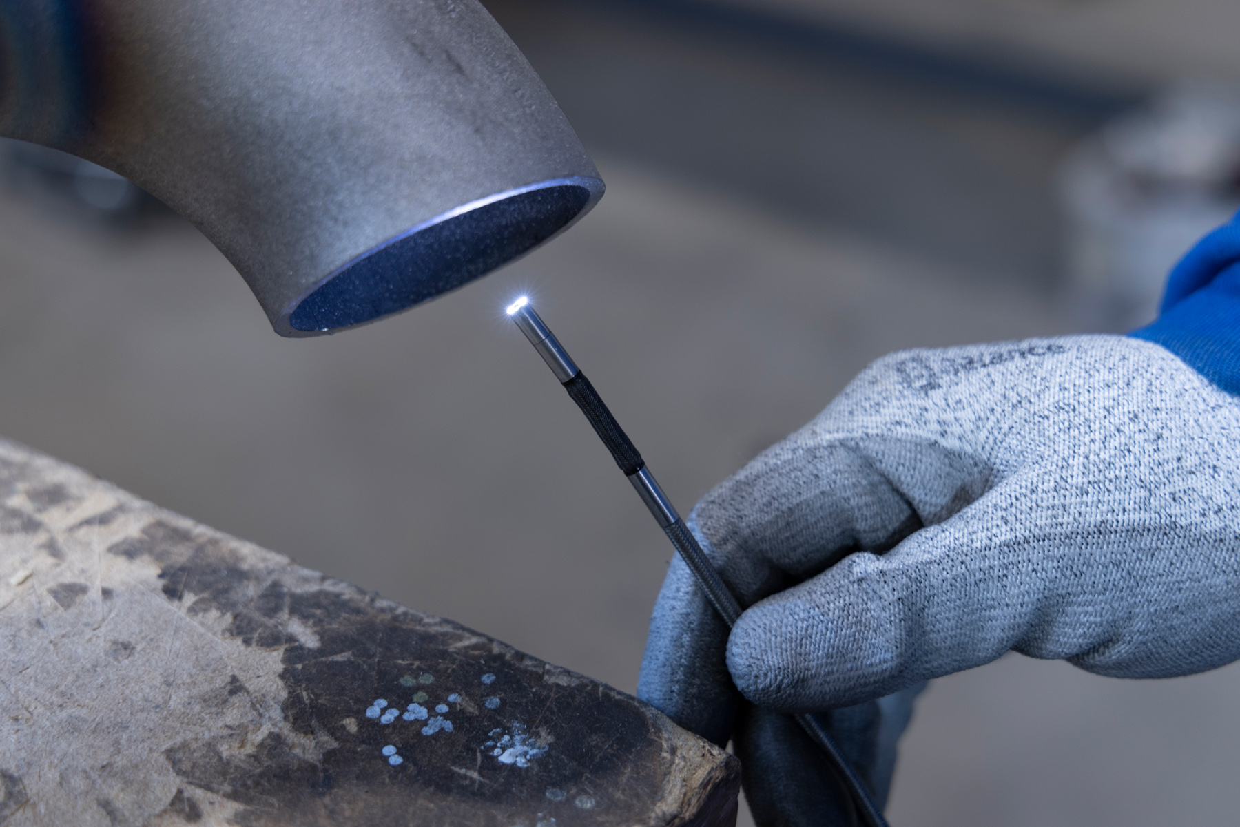 Certified welding at close range